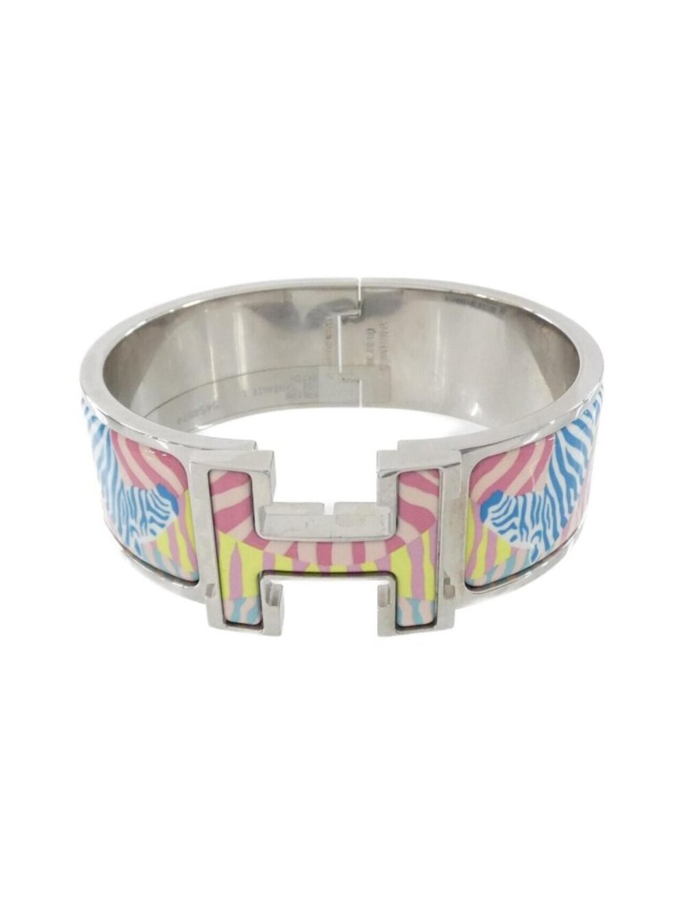 Hermes Zebres de Tanzanie Clic Clac Ash PM Bracelet